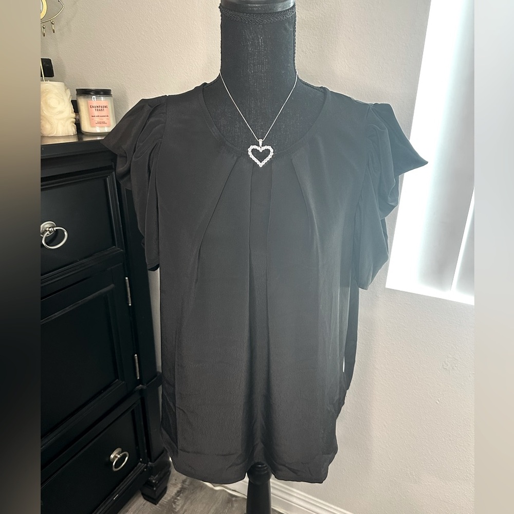 Women’s business casual top black/medium